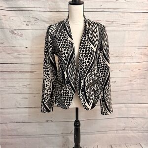 Stylish Black and White Blazer